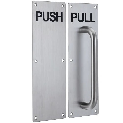Stainless Steel Push & Pull Plate Set