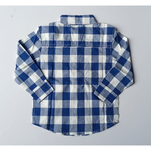 Boy's Long Sleeve Plaid Shirt