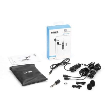 Boya M1dm Dual Omni-directional Lavalier Microphone