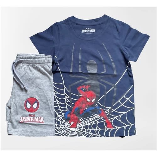 Spider-man 2 Piece Set Blue & Grey