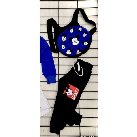 Mickey Mouse Set For Boys - 4Pieces-Blue