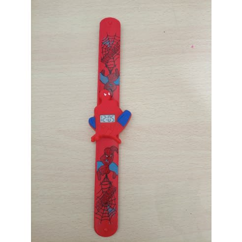 Spiderman Cartoon Character Clasp Watch - Red