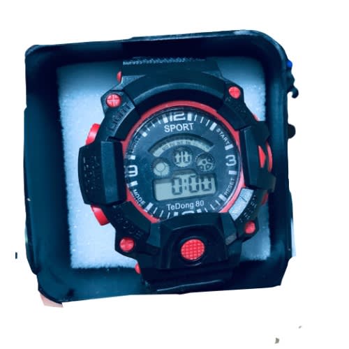 Kids Electronic Sport Watch - Red