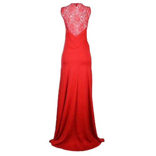 Doridorca Long Dinner Turkey Gown - Red