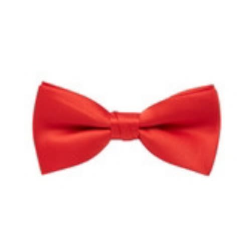 Kids Unisex Dress Shirt With Matching Bowtie And Suspender - White/red/black