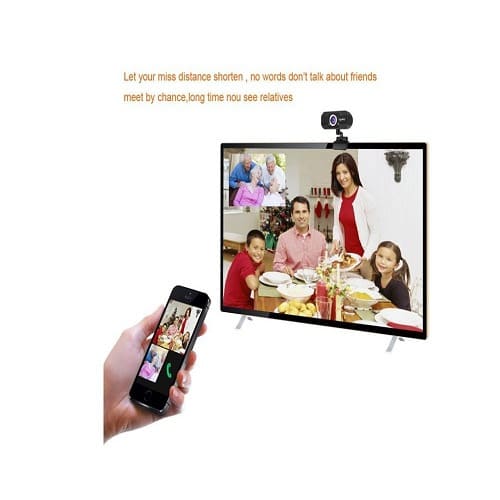HD Widescreen USB Webcam For Skype Zoom Video Conferencing