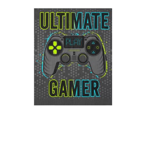 Boys Wake Up Ultimate Gamer Snug Fit Cotton Pyjamas Sleepwear- 4Pieces
