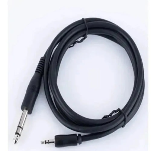 6.5mm Male Aux Jack To 3.5mm Male Aux Jack