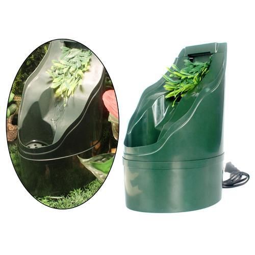 Reptile Water Fountain Humidifier Feeding Snake Chameleon Dispenser