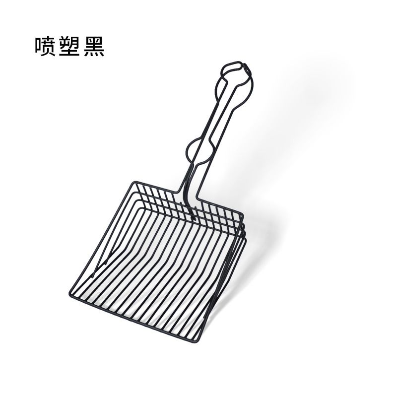 Cat Litter Shovel Pet Cleanning Tool Stainless Steel Scoop Cat Sand Cleaning Products-B