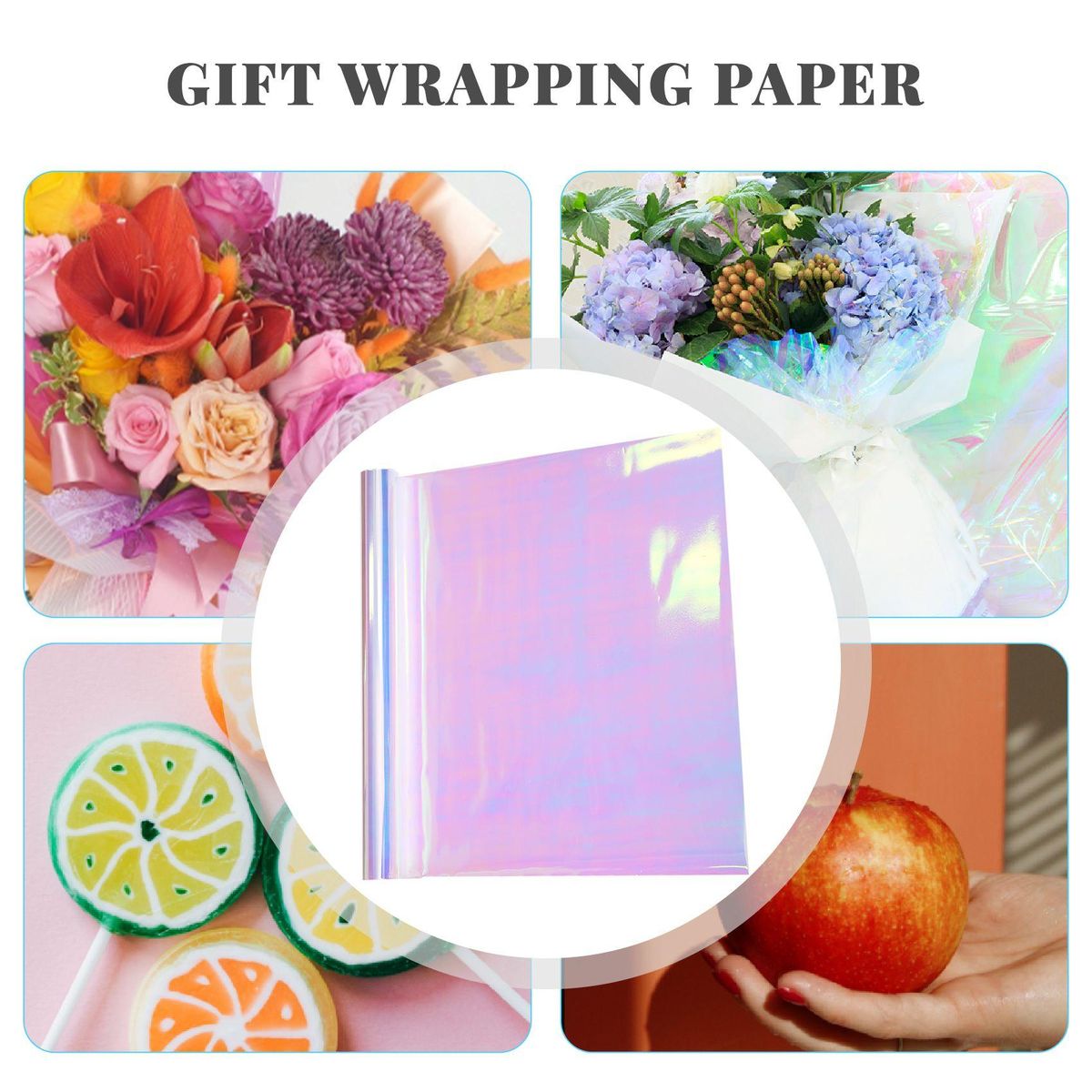 Floral Wrapping Paper Candy Cake Cookie Packaging Craft Gift Packing