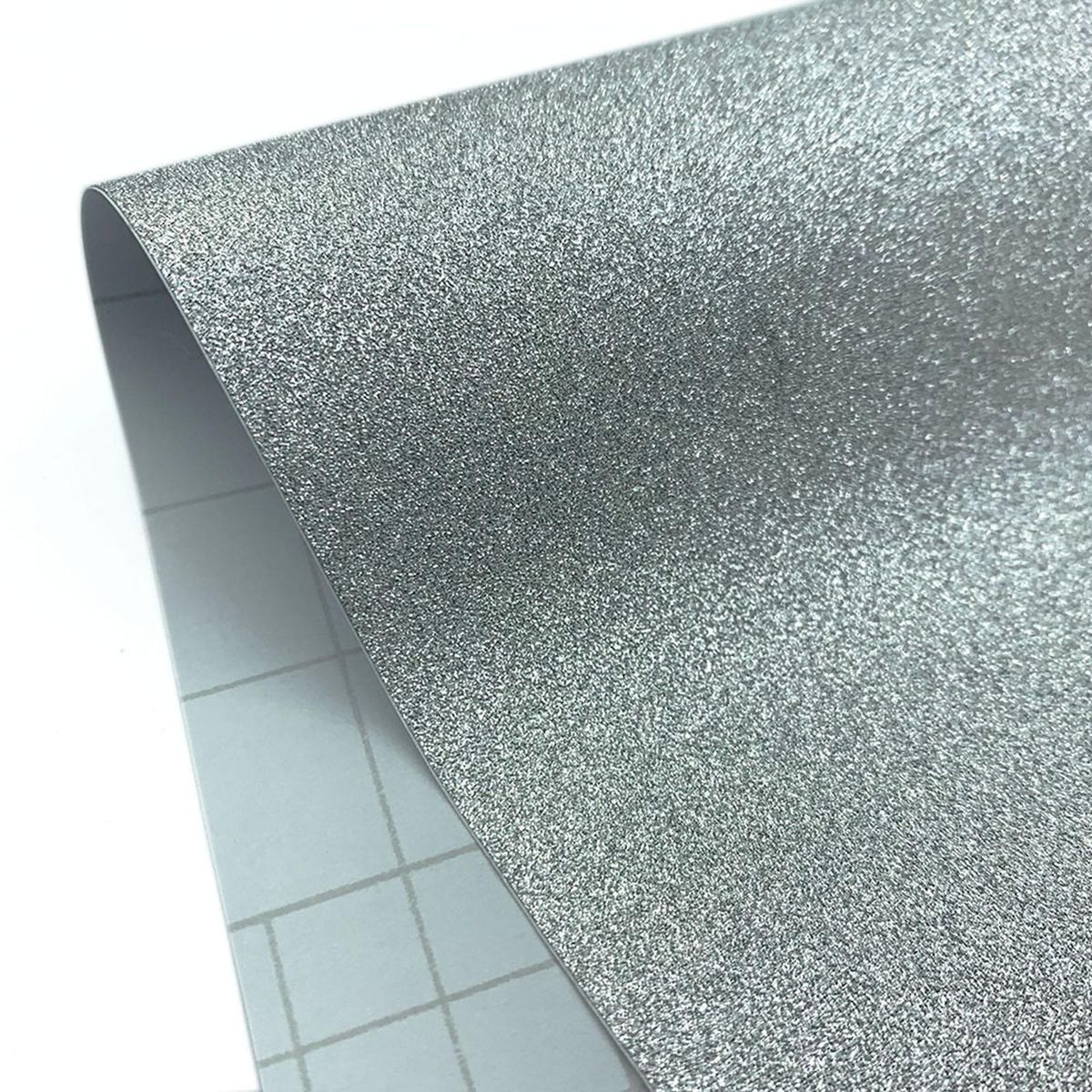 Glitter HTV Roll Heat Transfer  Sheet For  On Silver 30x50cm