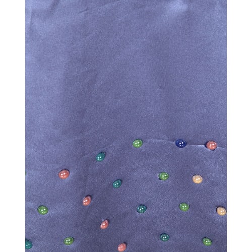 Stunning Ladies Pearl Detailed Skirt With A Flared Design - Sky Blue - Lsk-4663