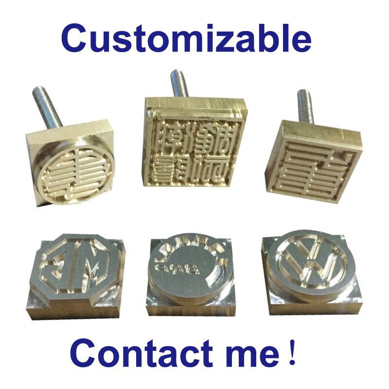 Customized Logo Cake Leather Stamp Copper Branding Mold