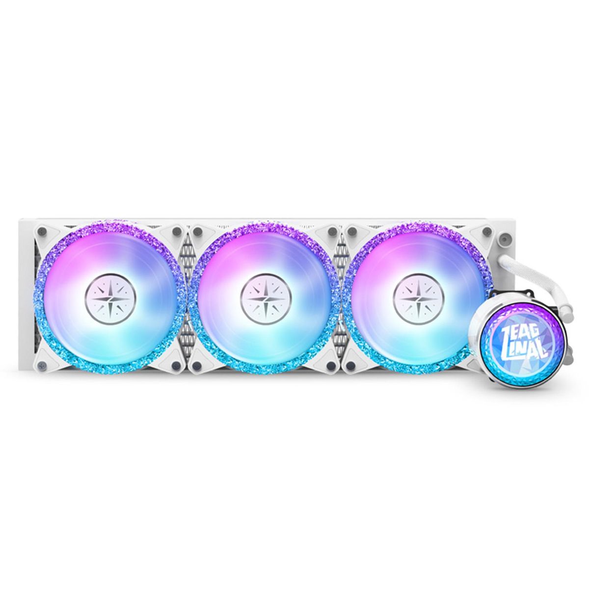 ZEAGINAL 360 A-RGB Integrated CPU Water Cooling Radiator with High-performance PWM Pump High Density Water Pipe Fan Speed: 800-1800 RPM