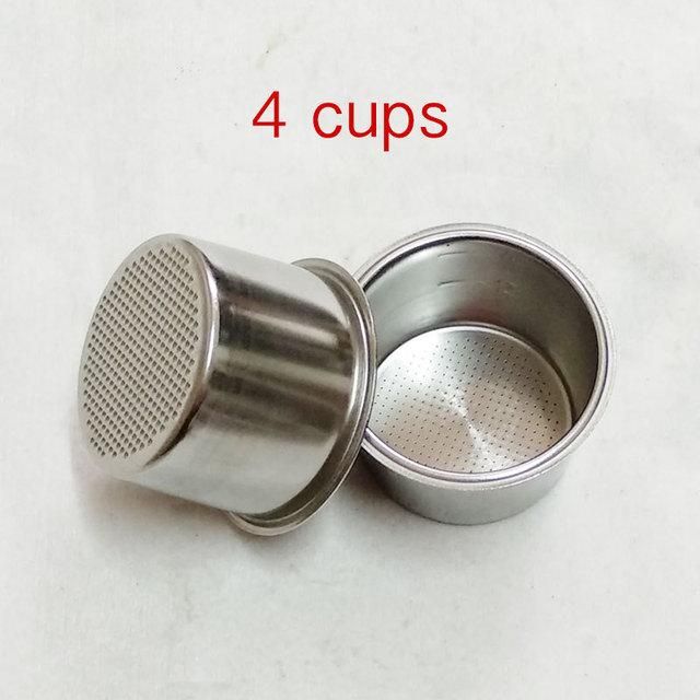 1cup 2cups 4 cups Stainless Steel Filter Basket