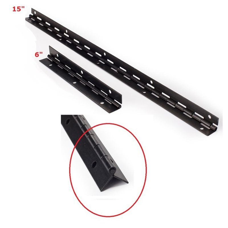 (6inches 153mm)4Pcs/Lot 6" 15" Black Continuous Hinge Piano Hinge