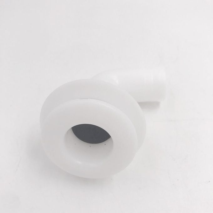 1 White Nylon Plastic ThruHull Bilge Pump Hose 90 Ddgree Fits For
