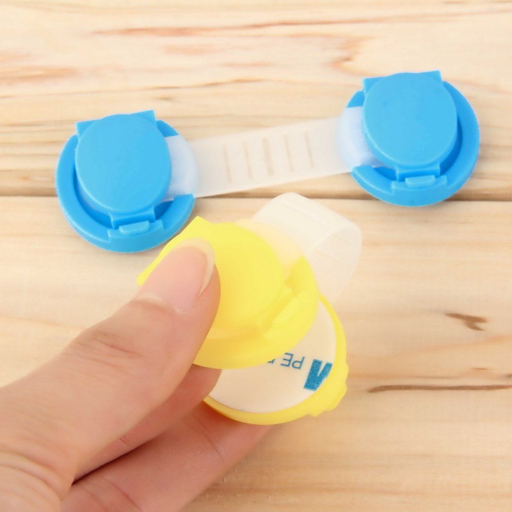 6pcs OF Lot Baby Safety Child Lock Refrigerator Drawer For Cabinets Locker Sliding Door Fridge