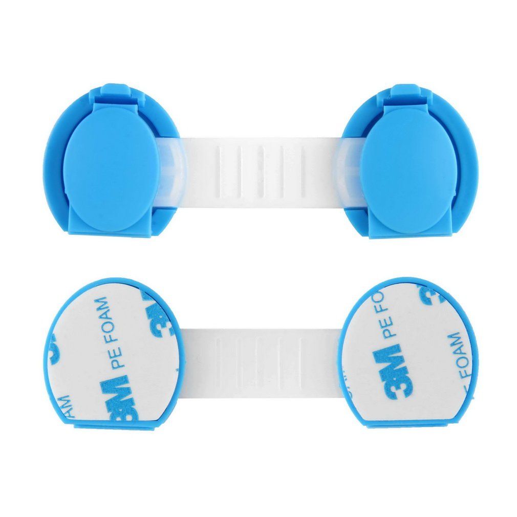 6pcs OF Lot Baby Safety Child Lock Refrigerator Drawer For Cabinets Locker Sliding Door Fridge