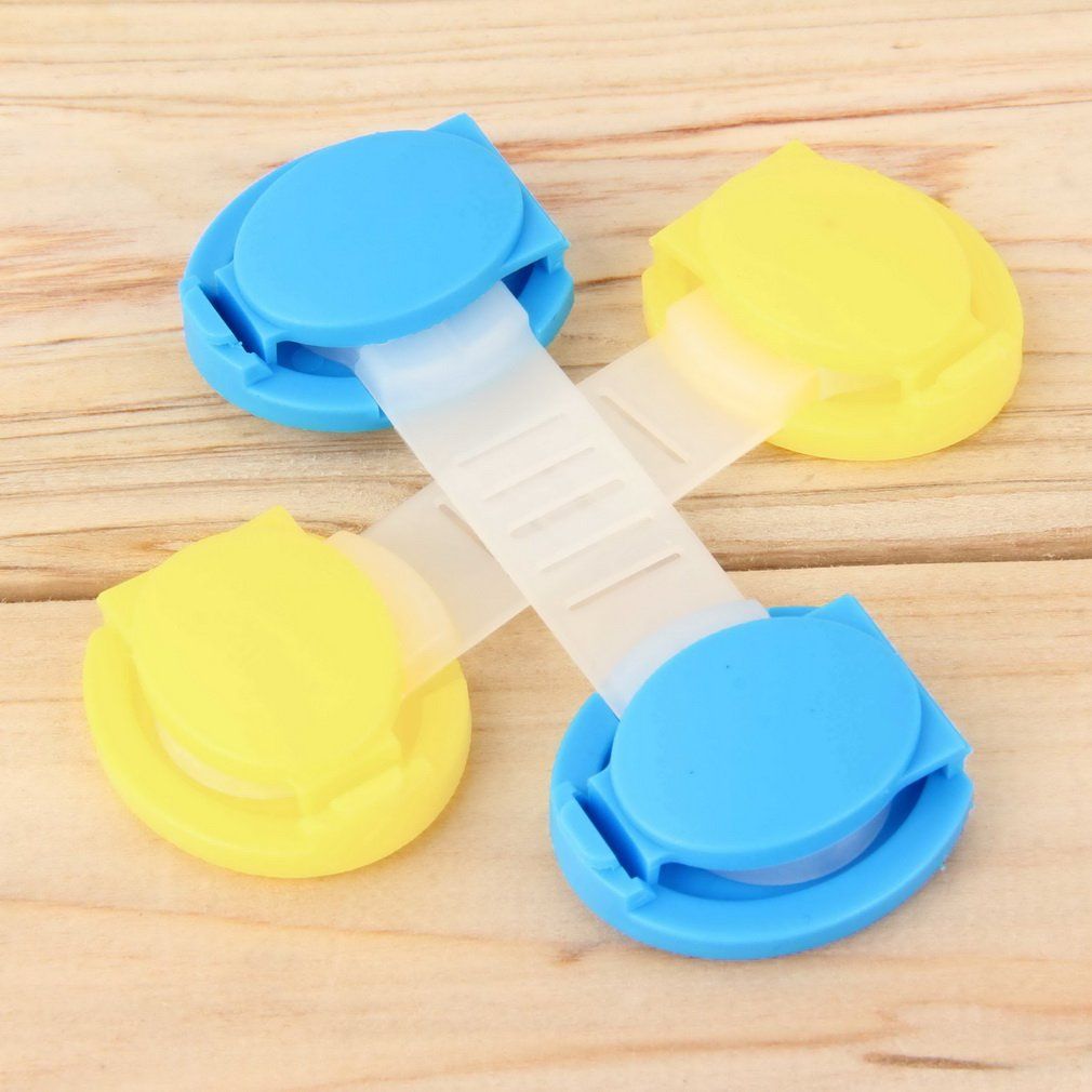 6pcs OF Lot Baby Safety Child Lock Refrigerator Drawer For Cabinets Locker Sliding Door Fridge