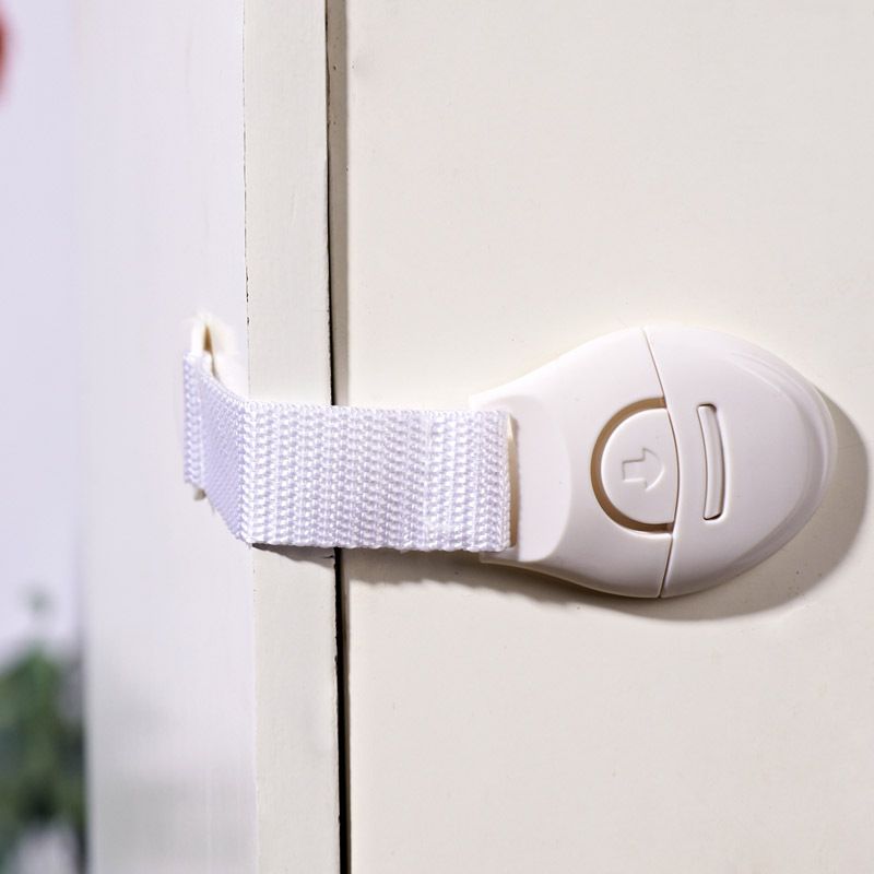10 Pcs OF Pack New Cabinet Door Drawers Refrigerator Toilet Lengthened Bendy Safety Plastic Locks