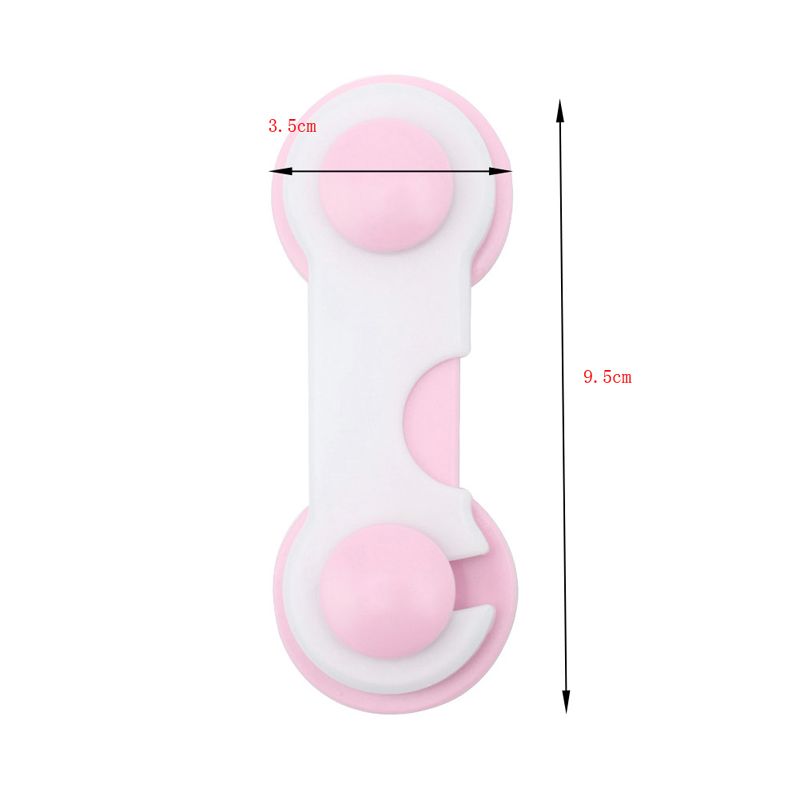 New 4Pcs Baby Kids Drawer Cabinet Refrigerator Door Security Lock Protection