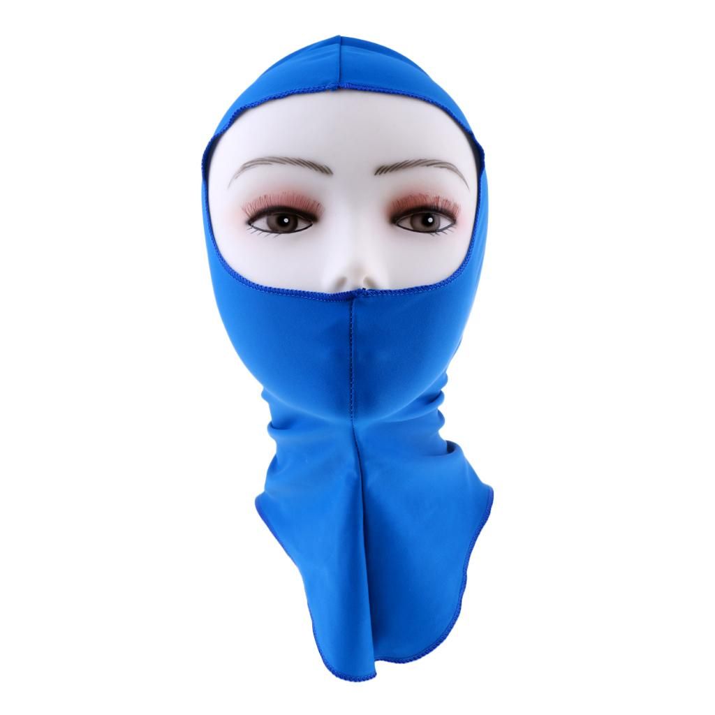 Sun Protection Sunblock Head   Water Sports Swimming Diving Blue