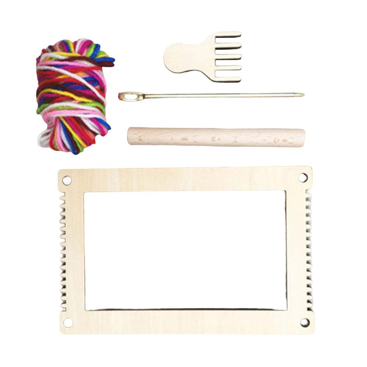 Weaving Loom  Household Handwoven Material Rectangle S