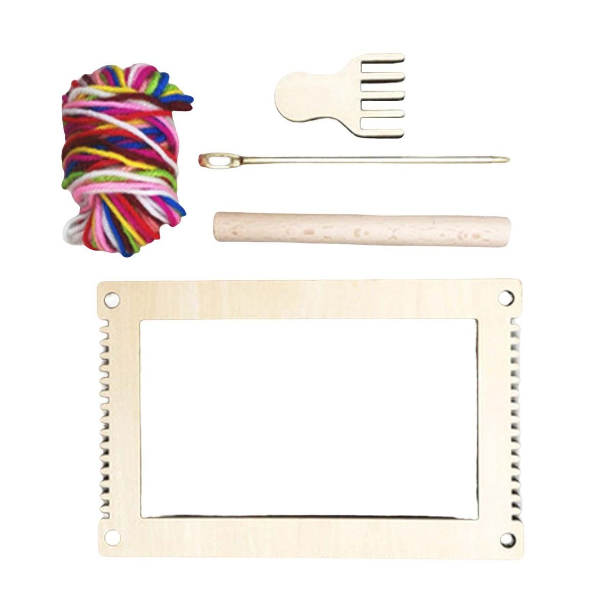 Weaving Loom  Household Handwoven Material Rectangle S