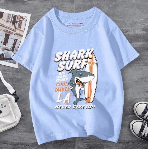 Boys Round Neck Tee Shirt