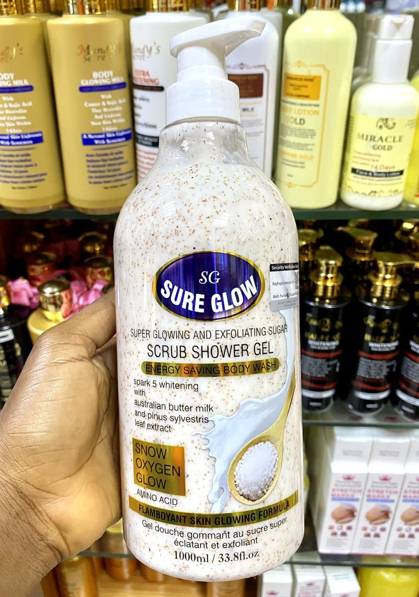 Sure Glow Glowing & Exfoliating Sugar Scrub Shower Gel