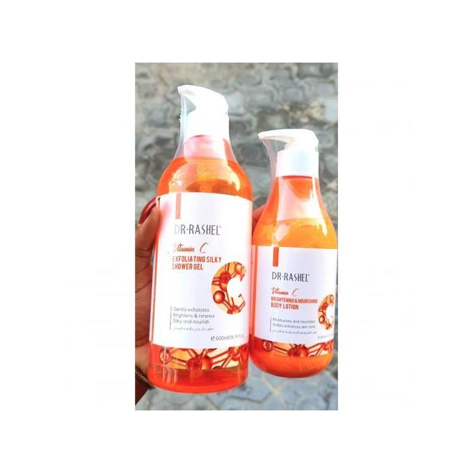 Vitamin C Exfoliating Shower Gel & Brightening Body Lotion