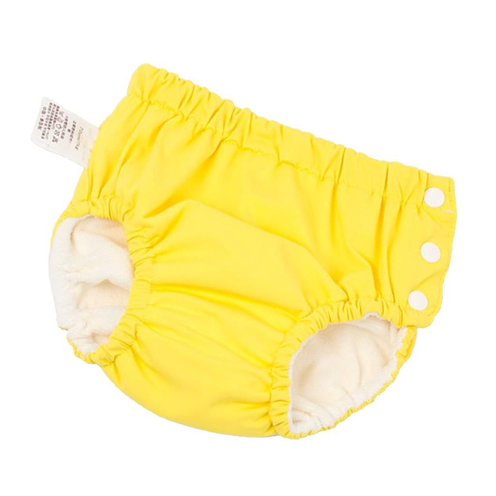 Absorbent Washable Nappies Yellow (for14-16KG)