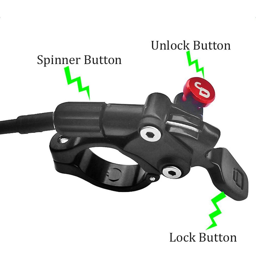 MTB Bike Remote Lockout Lever Cable Control Front Fork Switch Air Fork Wire Controller Bike Accessories
