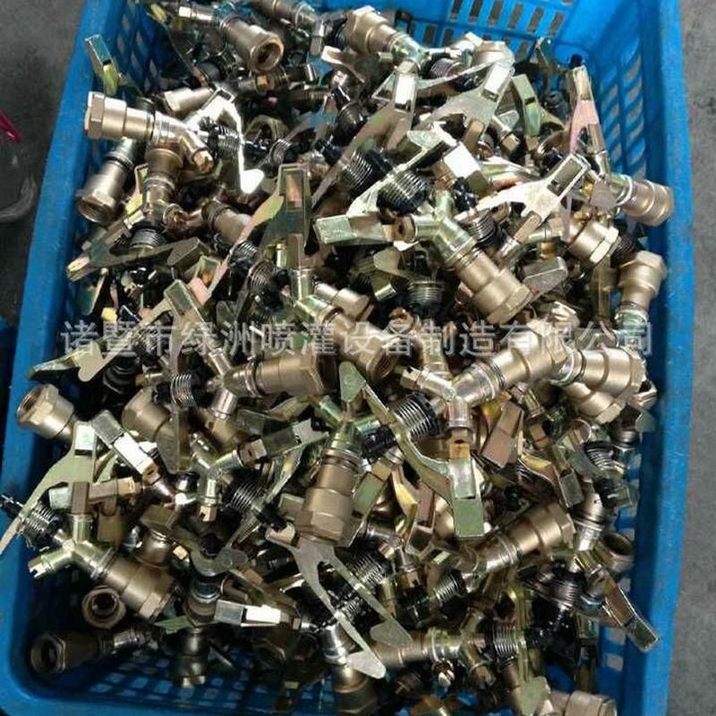Manufacturers Supply Zinc Alloy Rotary Sprinkler Lawn Sprinkler Garden Lawn Flower Column Plastic Sprinkler