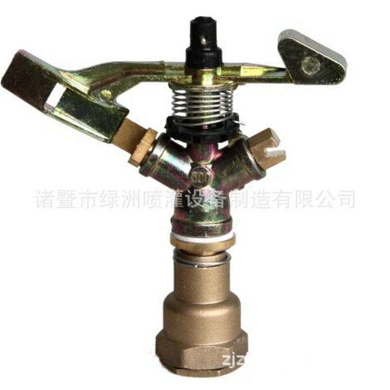 Manufacturers Supply Zinc Alloy Rotary Sprinkler Lawn Sprinkler Garden Lawn Flower Column Plastic Sprinkler