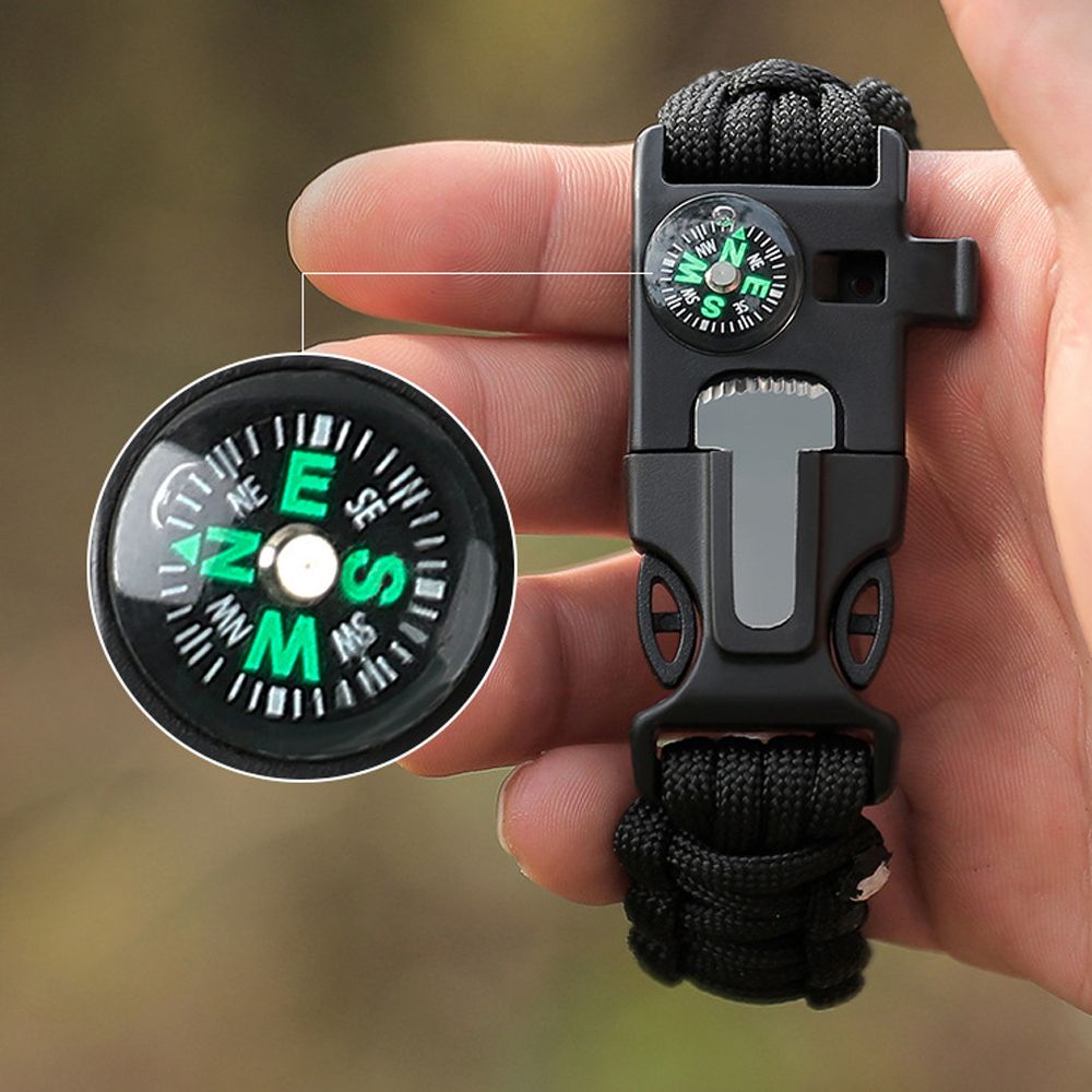 Multi-function Survival Paracord Bracelet Outdoor Camping