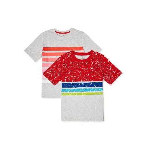 Striped Boys T-shirt - Pack Of 2
