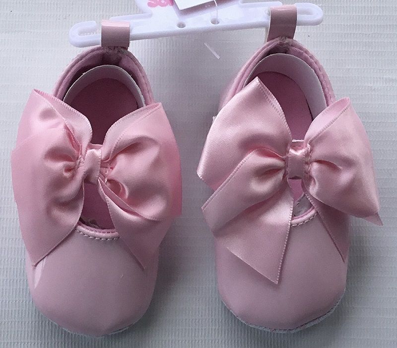 Soft Bottom Baby Shoes- Pink