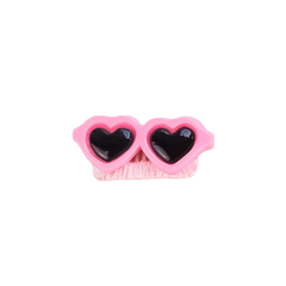 Pet Hair Pin Sunglasses Lovely Dog Cat Barrette Photography Prop Pink