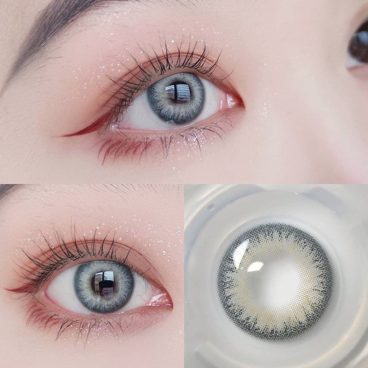 Eye Contact Lens In A Pack - *Grey*'
