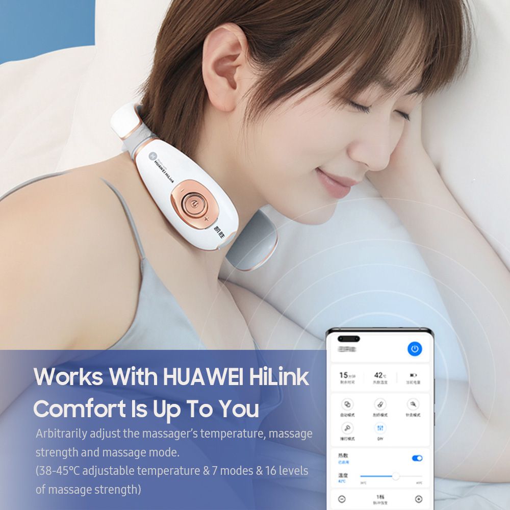 KAISUM Neck Massager Wireless Cervical Spine Pulse Massaging