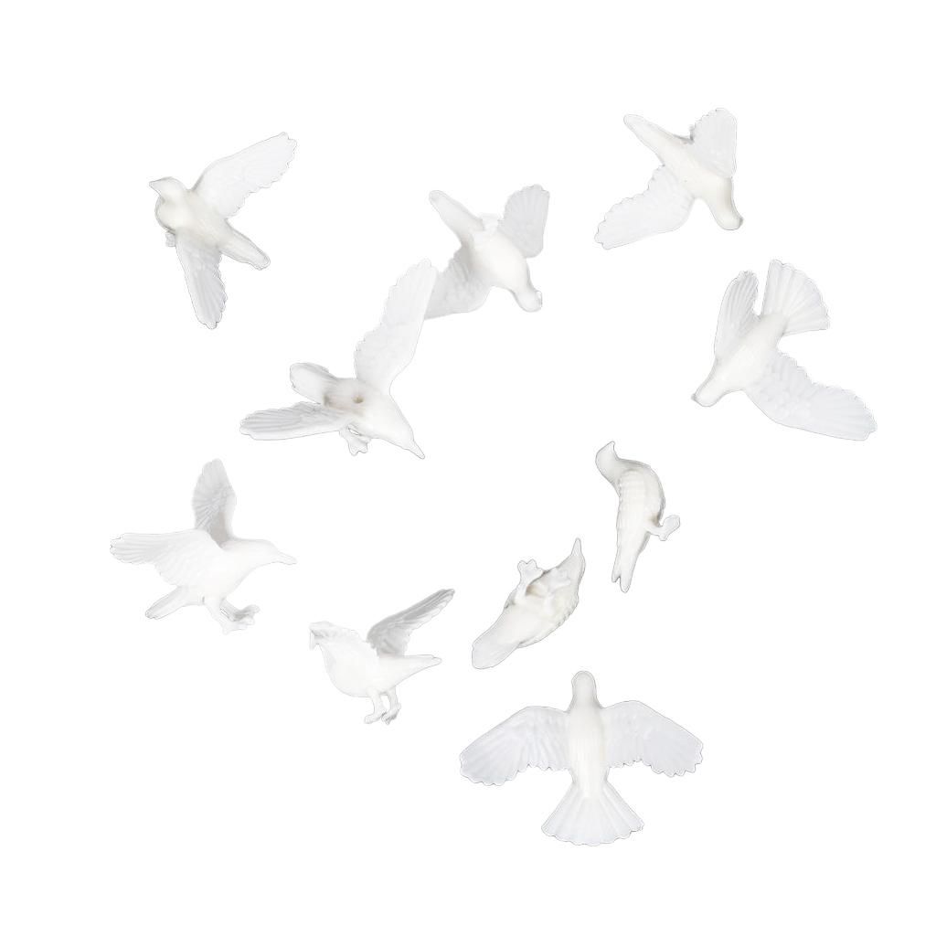 10pc Mini Miniature  Ornament Decor  Animal Crafts Resin
