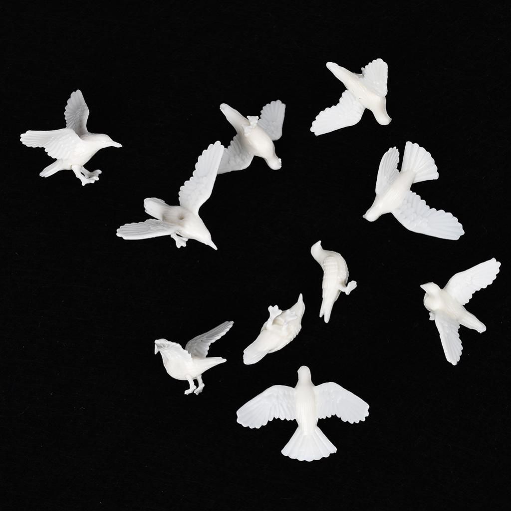 10pc Mini Miniature  Ornament Decor  Animal Crafts Resin