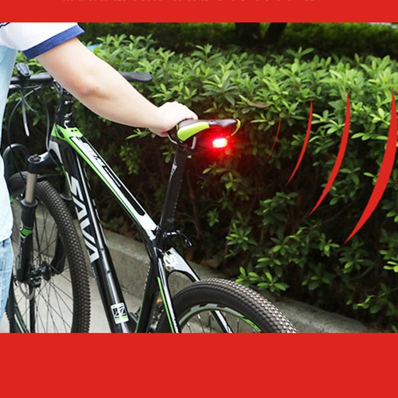 Bicycle 4 In 1 Rear Led Tail Wireless Security Remote Lock