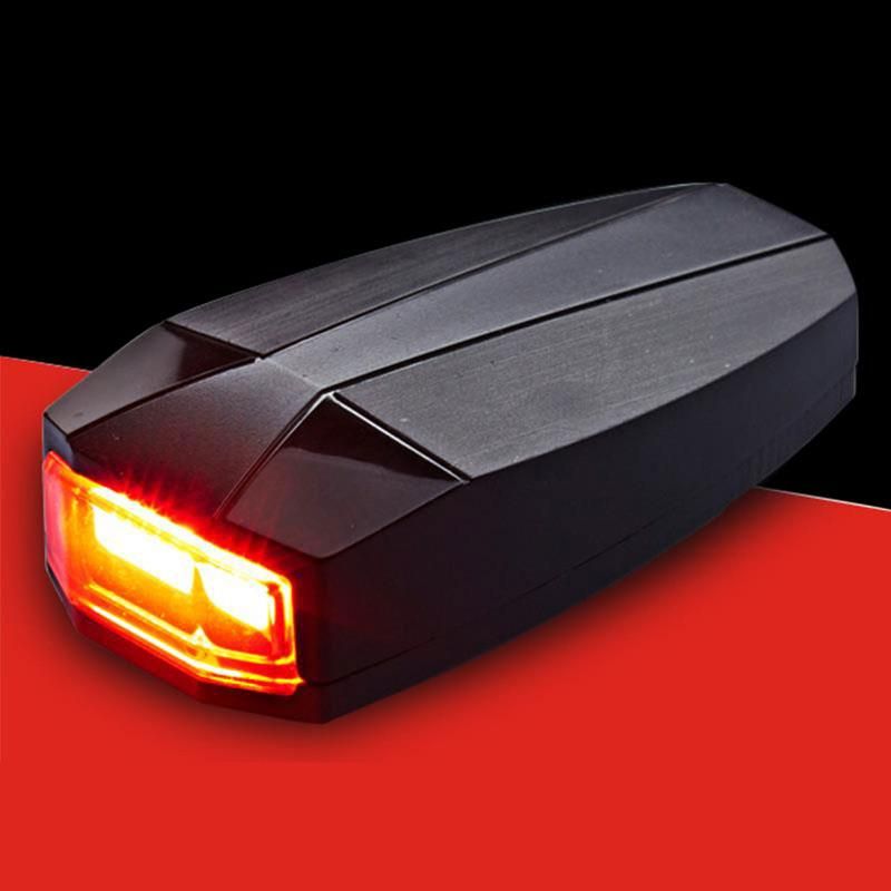 Bicycle 4 In 1 Rear Led Tail Wireless Security Remote Lock