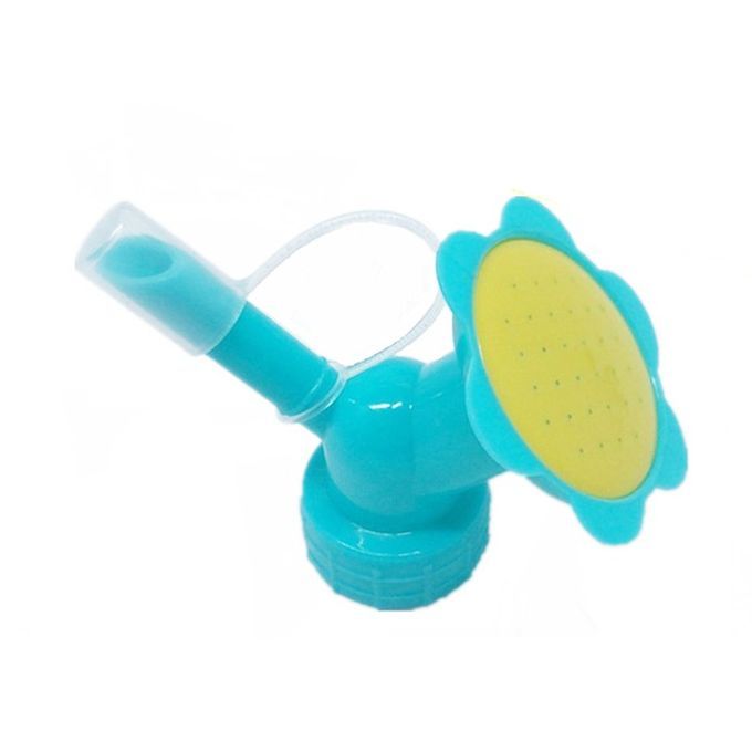 Plastic Potted Watering Nozzles Shower Nozzle Device-Blue Yellow Heart-