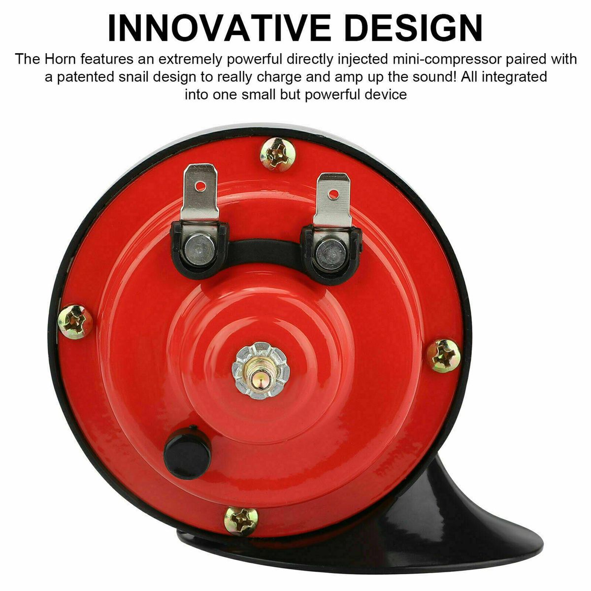 12-V 60dB Train Horn Waterproof For Motorcycle Truck Train