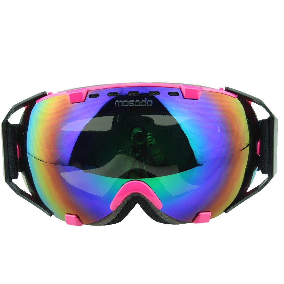 Mosodo Skiing Snowboard Adult Anti-fog UV Snow Ski Spherical Dual Lense Powder Frame (msd72-p01)